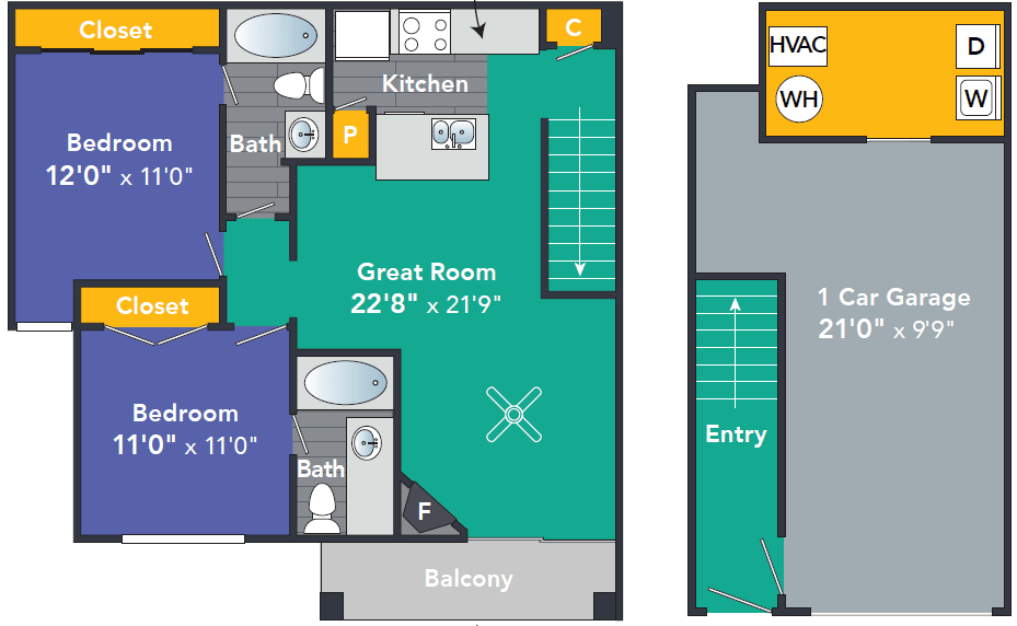 Two Bedroom Apartments in Limerick, PA